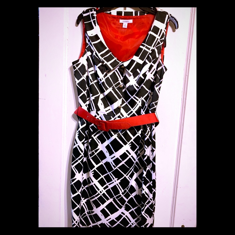 Dress barn red white & blue dress never worn